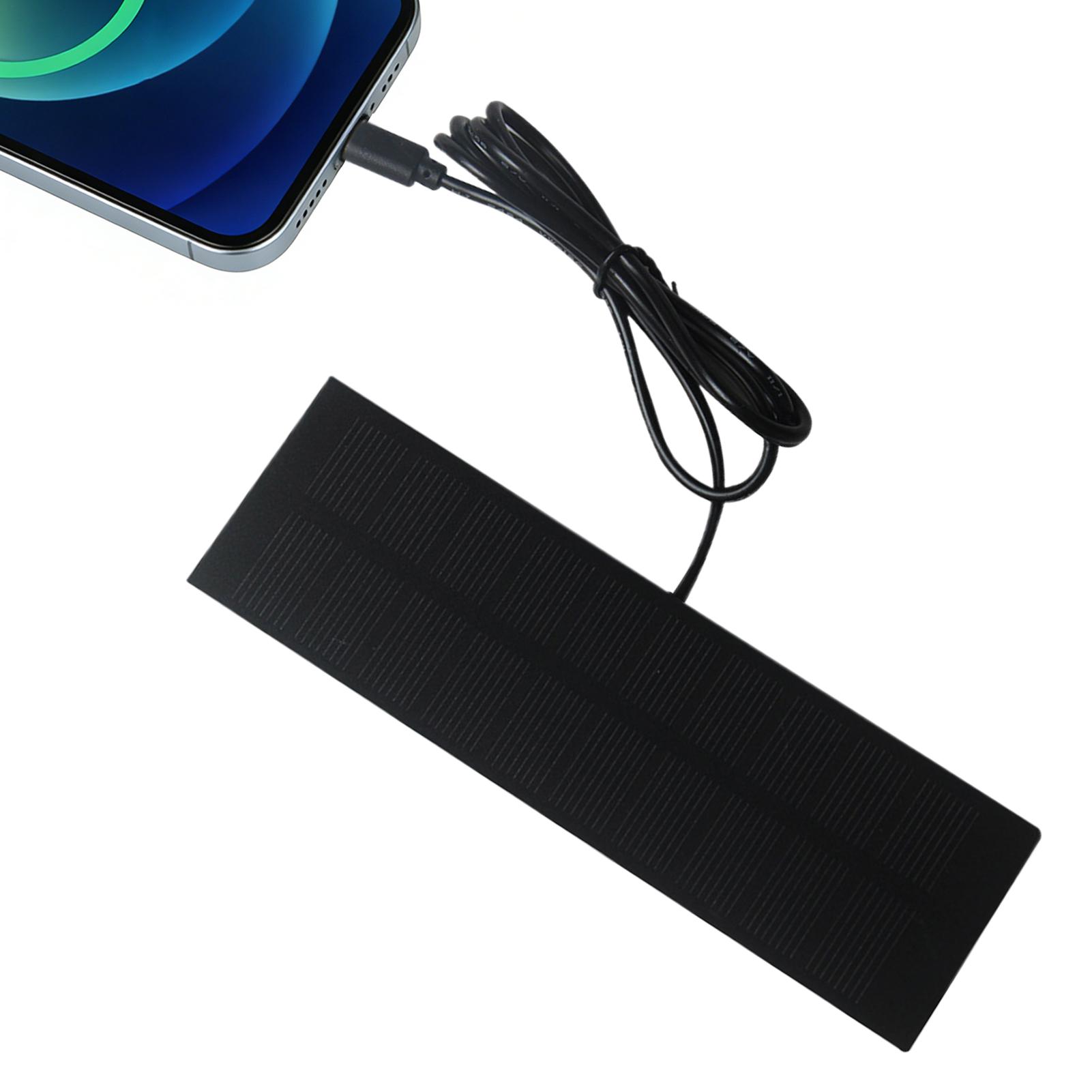 Solar Emergency Charger - 5W 5V 휴대용 태양광 패널 USB