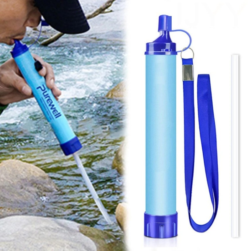 Water Purification Straw - 백패킹 휴대용 물 필터 빨대 비상용