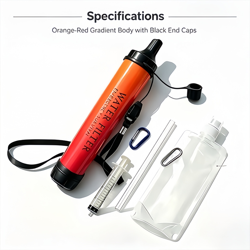 5000L 용량의 휴대용 비상용 생존용 정수 필터 빨대 - Water Purification Straw 리뷰 및 가격
