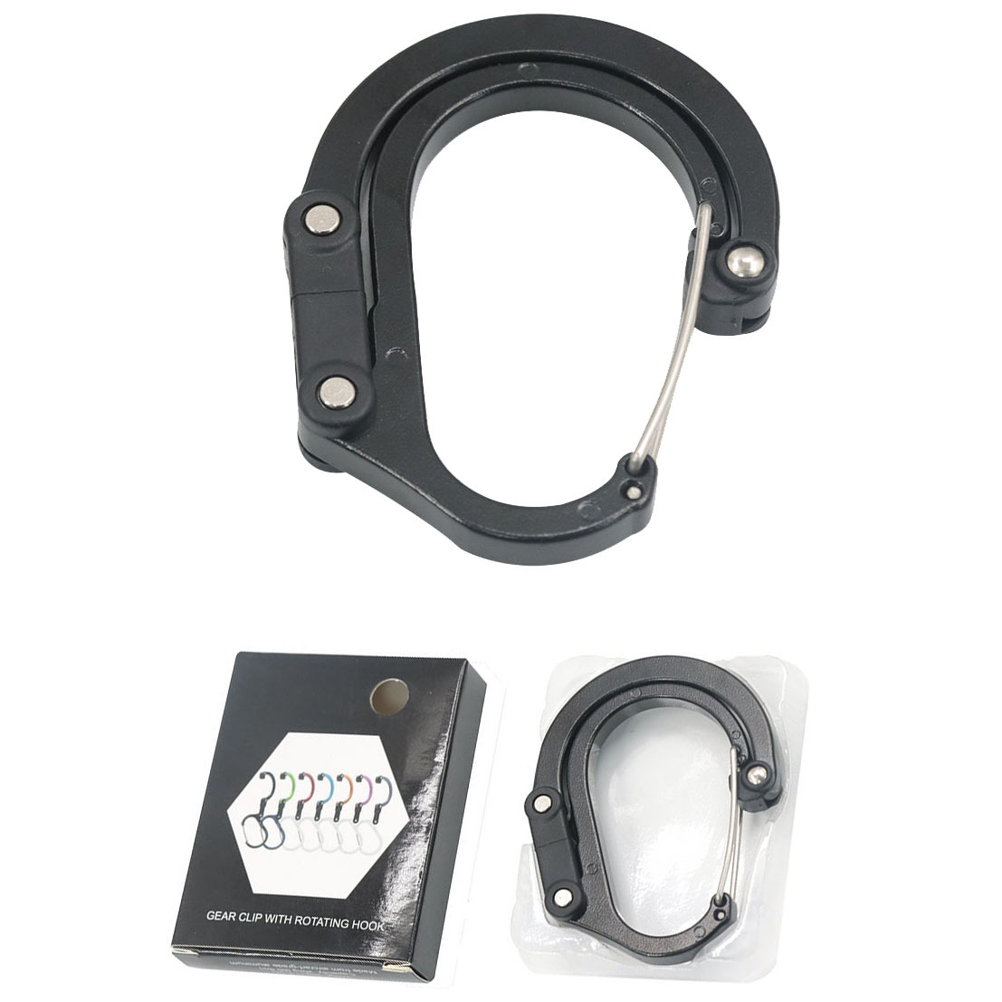 하이브리드 기어 클립 카라비너 회전 후크 클립 비잠금  - Fishing Kit Compact 리뷰 및 가격